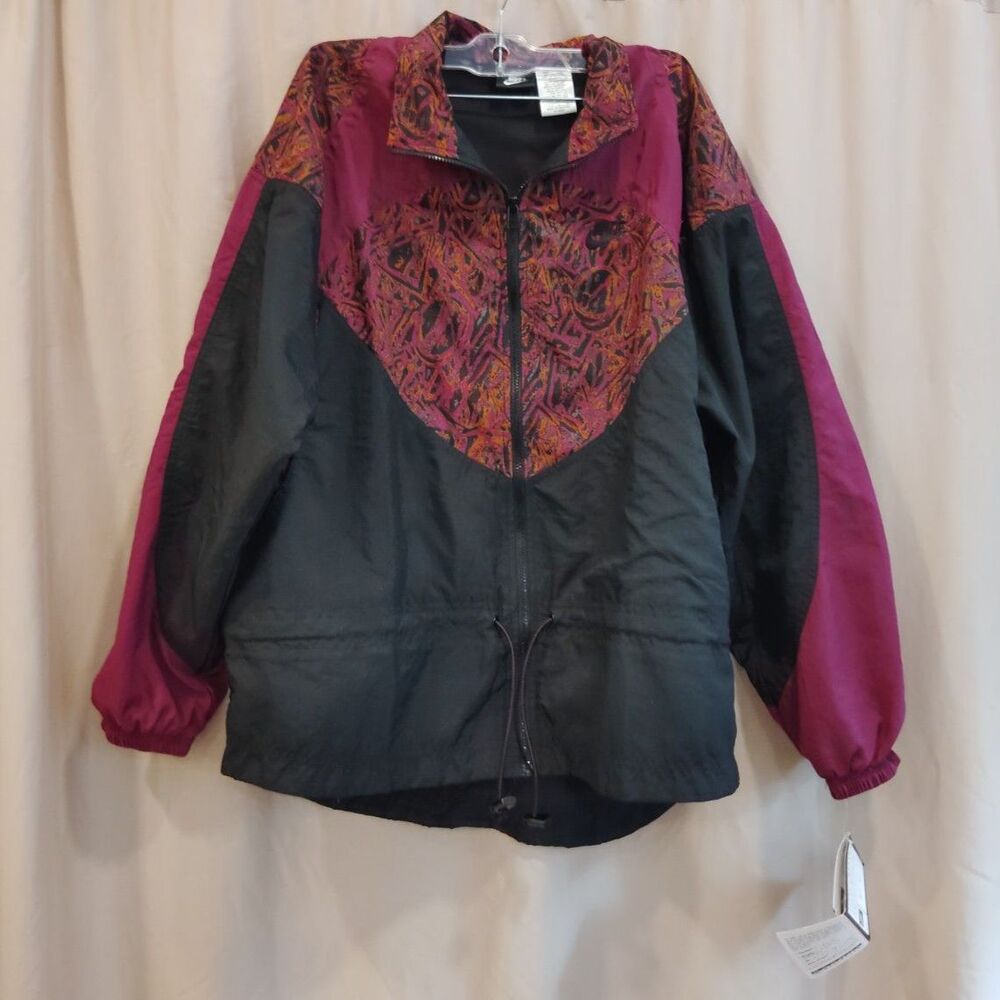 Vintage 90s Nike Women's Track Jacket - Magenta NWT (Size M, 1992)